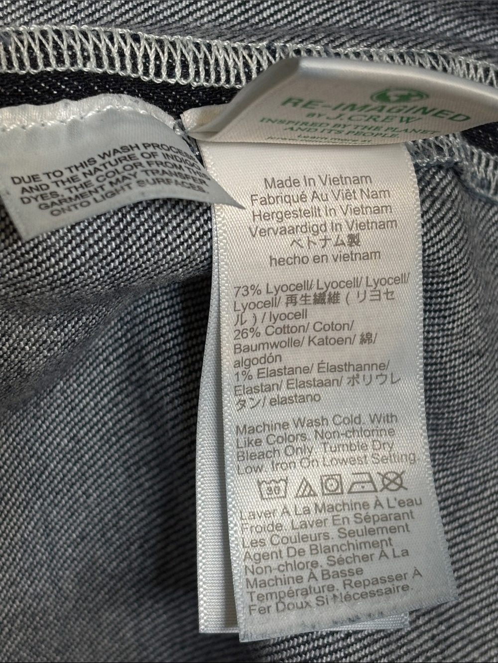J. Crew Camp-Pocket Wide-Leg Indigo Wash Jean Size 29 - Picture 13 of 14